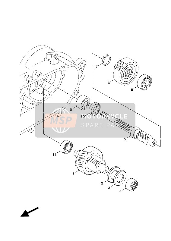 93306303Y800, Bearing, Yamaha, 1